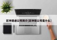 区块链通公司简介[区块链公司是什么]